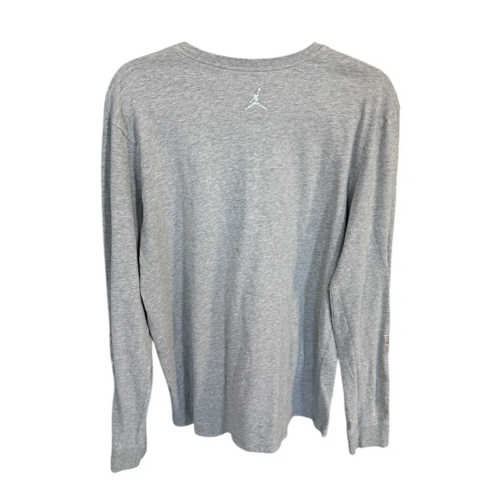 Jordan Gray Long Sleeve Men's Shirt Size L
